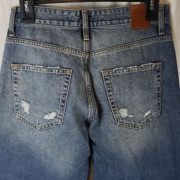 Zara Women's 4 Relaxed Blue Jeans - Picture 10 of 13